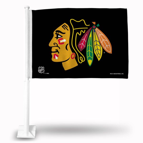 Chicago Blackhawks Car Flag Fashion