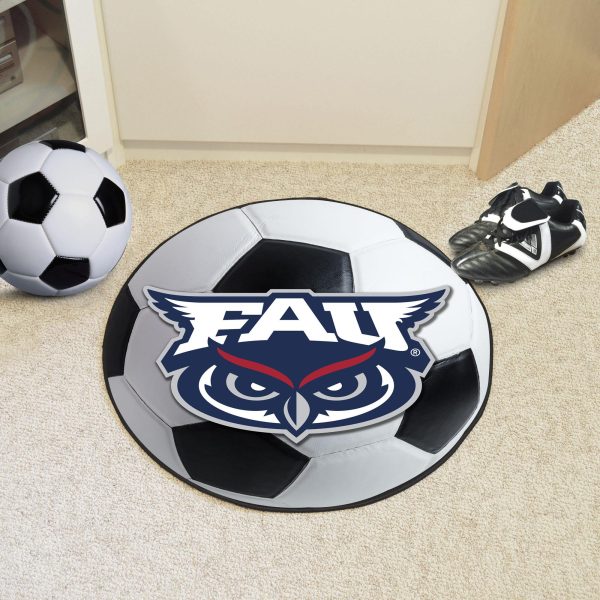 Florida Atlantic Owls Soccer Ball Mat 27  diameter Online Sale