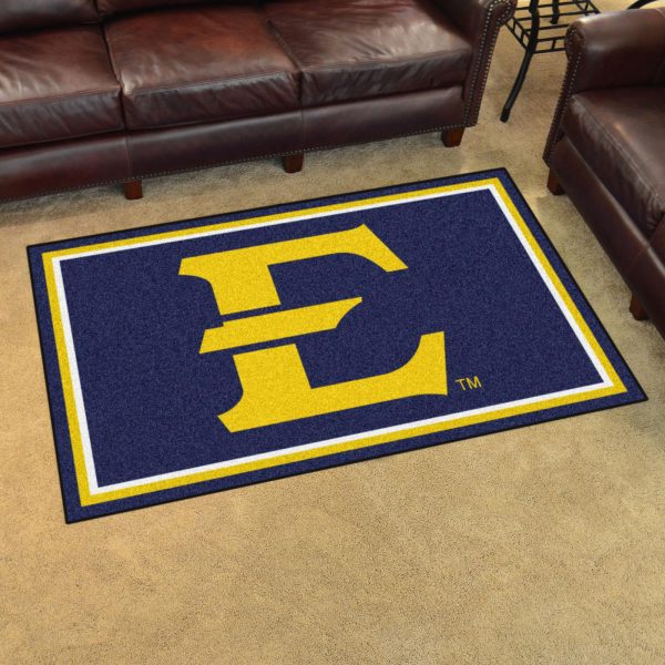 East Tennessee State Buccaneers 4x6 Rug 44 x71  Cheap