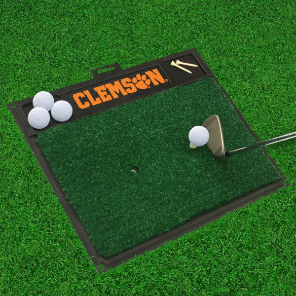 Clemson Tigers Golf Hitting Mat 20  x 17  Supply