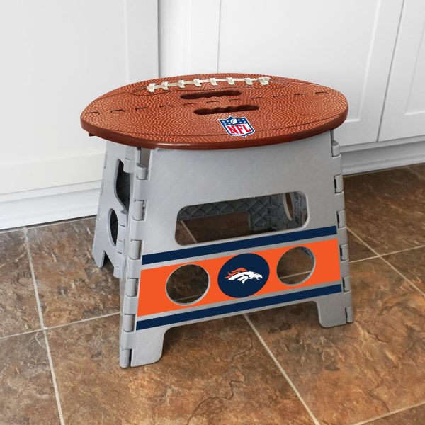 Denver Broncos Folding Step Stool 14 x13  Online now