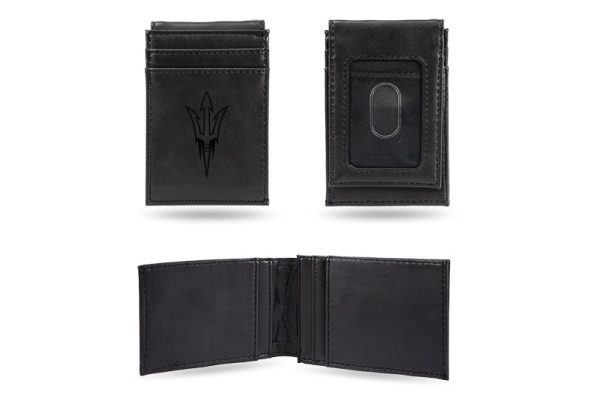 Arizona State Sun Devils Laser Engraved Front Pocket Wallet Cheap