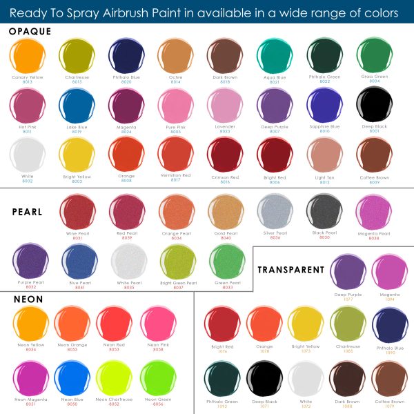 Black Pearl, Pearlized Special Effects Acrylic Airbrush Paint, 1 oz. For Discount - Image 5