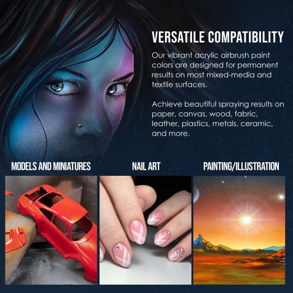 Gold Pearl, Pearlized Special Effects Acrylic Airbrush Paint, 8 oz. Online Hot Sale - Image 4