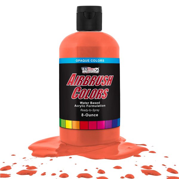 Orange, Opaque Acrylic Airbrush Paint, 8 oz. Fashion