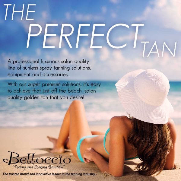 1 Pint of Belloccio Simple Tan Professional Salon Sunless Tanning Solution with 10% DHA and Medium Bronzer Color Guide on Sale - Image 5
